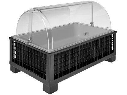 Chladiaca vitrína Portland 10 cm melamín biely 1/1