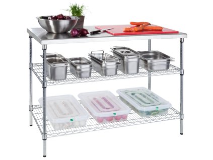 Pracovný stôl Usato Duo s 2 policami