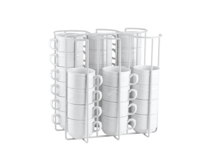 Zásobník na šálky 6 stohovacích rúr