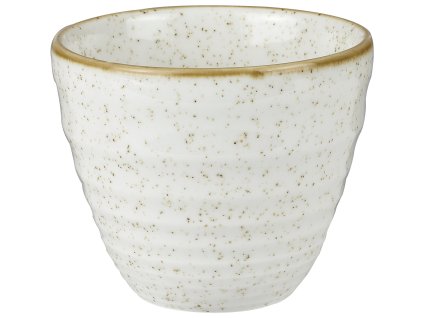 Miska s ryhami Stonecast Barley White