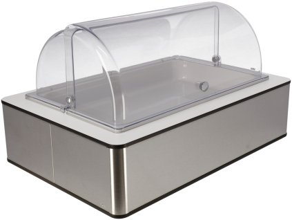 Chladiaca vitrína Fundale biela 6,5 cm melamín biely 1/1