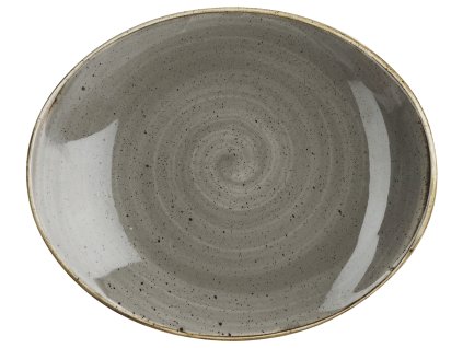 Tanier oválny Stonecast Peppercorn Coupe