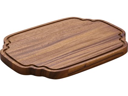 Servierbrett rechte. mit Rillen 33x24cm