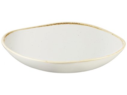 Tanier hlboký Stonecast Barley White organický tvar