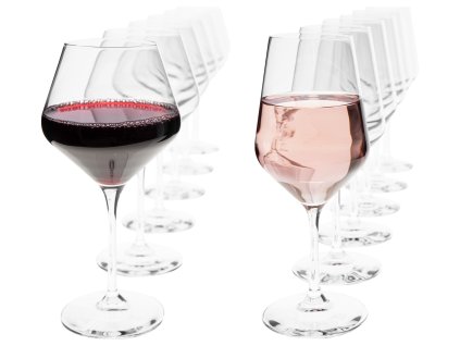 Sada krištáľových pohárov Vinzenza 12-dielna