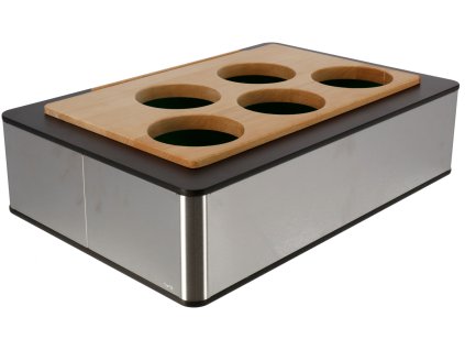 Schalendisplay Fundale anthrazit für 5 Schalen 1/1