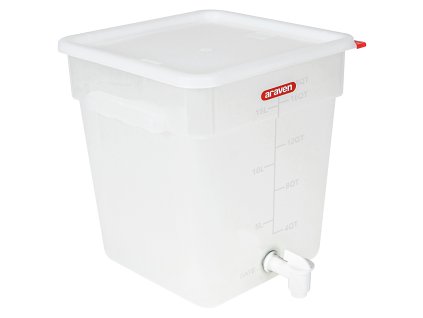 Plastový dávkovač s vypúšťacím kohútikom