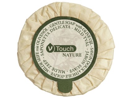 Jemné mydlo Nature (s olivovým olejom, v plisé)