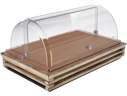 Chladiaca vitrína Natchez Drevo 1/1