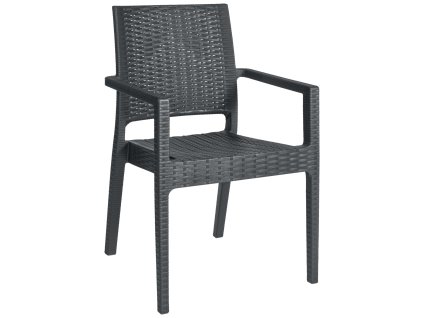 Stlička Melrose s podrúčkami