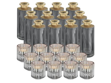 Set váz a svietnikov Badar