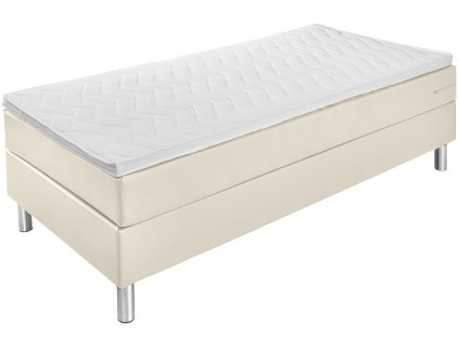 Posteľ Boxspring Premium Imitácia kože, bez zadnej časti