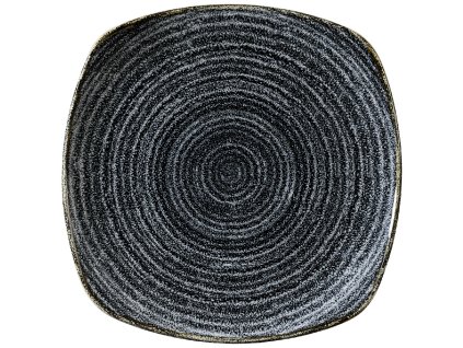 Tanier plytký Studio Prints Charcoal Black štvorcový
