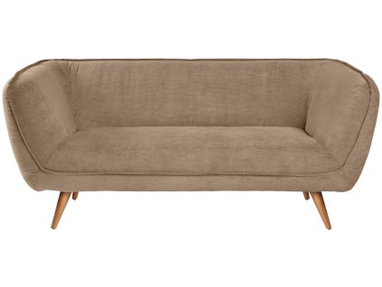 3-miestna pohovka Kelso menčester, hnedé nohy