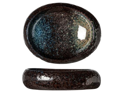 Miska Black yoru oválna