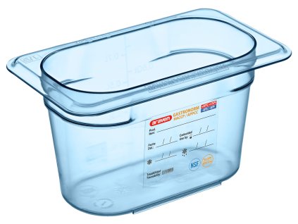Nádoba na potraviny GN 1/9 modrý