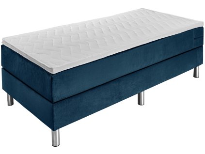 Posteľ Boxspring Basic Velúr, bez zadnej časti