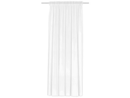 Priehľadná záclona Topas  riasiaca páska