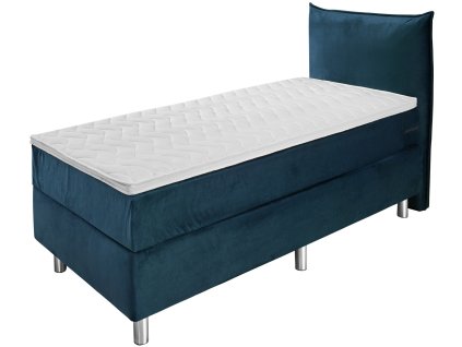 Hotelová posteľ Standard velúrová látka, záhlavná časť polstrovaná