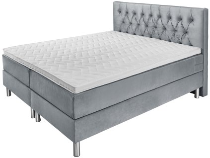 Posteľ Boxspring Comfort Velúr, zadná časť Chesterfield