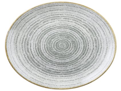 Podnos Studio Prints Stone Grey oválny Coupe