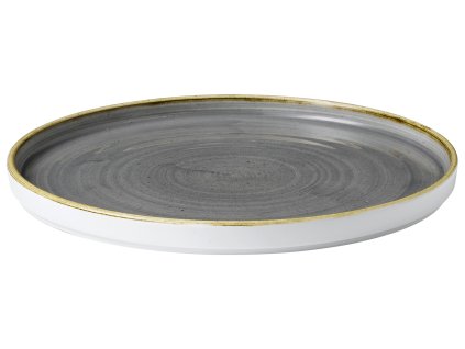 Tanier okrúhly Stonecast Peppercorn s okrajom