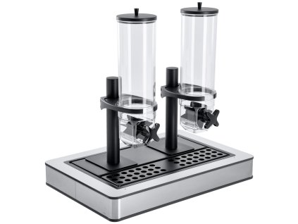 Zásobník na müsli  Fundale biela dvojitý 1/1