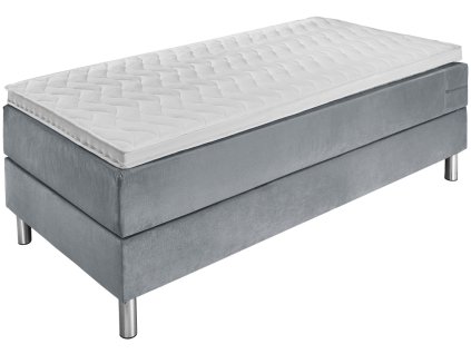 Posteľ Boxspring Comfort Velúr, bez zadnej časti