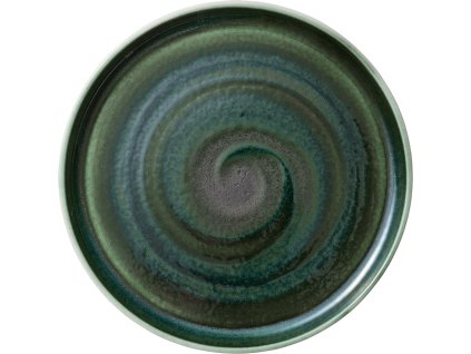 Teller flach Perfect Match Avocado hoher Rand