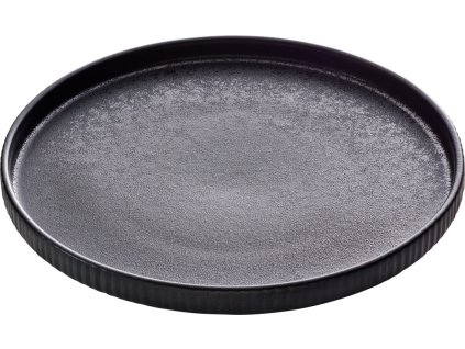 Teller flach Nara rund Relief