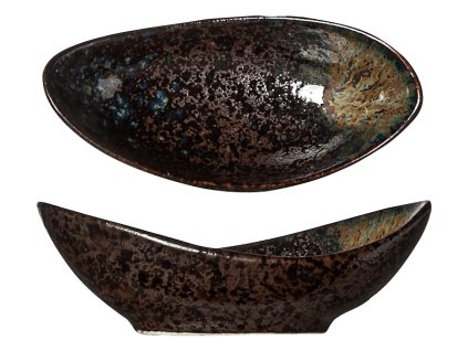 Miska Black yoru oválna