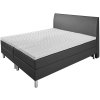 Posteľ Boxspring Comfort Imitácia kože, hladká zadná časť