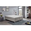 Boxspring posteľ Premium látková, bez záhlavnej časti