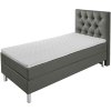 Posteľ 	Boxspring Comfort Imitácia kože, zadná časť Chesterfield