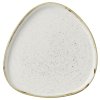 Tanier plytký Stonecast Barley White 3-hranný s okrajom