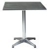 Hliníkový bistro stôl Coffee-Bar štvorcový
