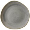 Tanier plytký Stonecast Peppercorn organický tvar