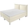 Boxspring posteľ Basic koženková, záhlavná časť polstrovaná