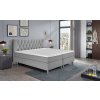 Boxspring posteľ Comfort látková, záhlavná časť chesterfield