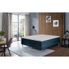 Boxspring posteľ Premium velúrová látka, bez záhlavnej časti