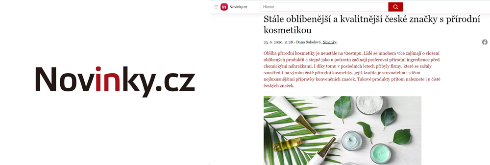 Stále oblíbenější a kvalitnější české značky s přírodní kosmetikou