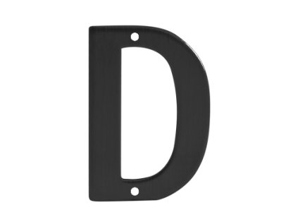 SO - BB - BB953 - DOMOVÉ PÍSMENO "D" - 120 mm  CIM - čierna matná