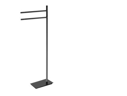 CB - SQUARE B9901 - Stojan na uteráky dvojitý  CIM - čierna matná (NM)
