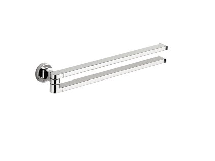 CB - NORDIC B5212 - Držiak na uteráky dvojitý 35,5 cm  CHL - chróm lesklý (CR)