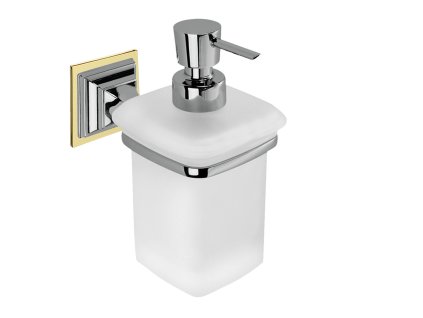 CB - PORTOFINO B9325 + B3200OZ - Dávkovač mydla s držiakom a podložkou  CHL/ZLL - chróm lesklý/zlatá lesklá (CR/OL)