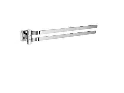 SO - ICE OK326 - Držiak na uteráky dvojitý 40 cm  CHL - chróm lesklý