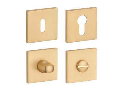 AT - ROZETA - HR 7S  ZLM - zlatá matná (GOLD SATIN)