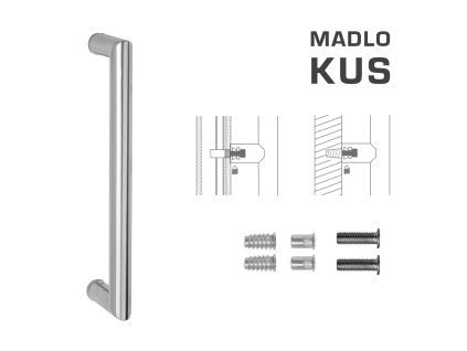 FT - MADLO kód K02 Ø 25 mm SP ks  NEM - nerez matná (F60)