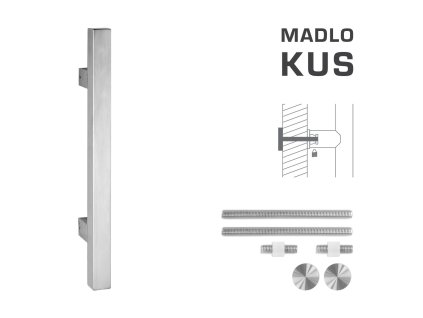 FT - MADLO kód K31 25x25 mm UN ks  NEM - nerez matná (F60)