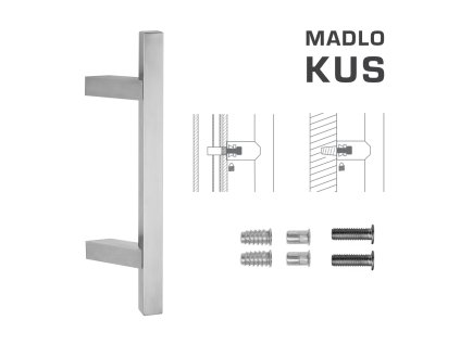 FT - MADLO kód K31Z 25x25 mm SP ks  NEM - nerez matná (F60)